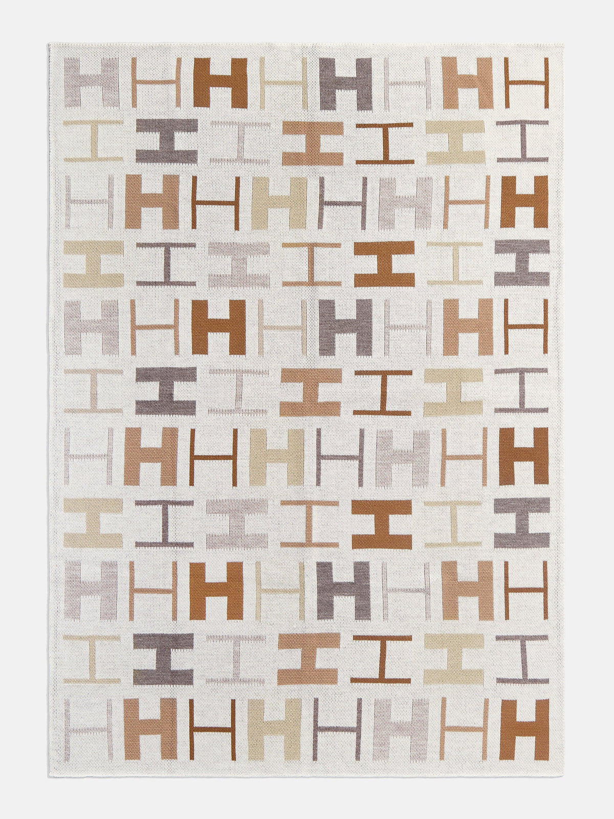 Upside Down & All Around Custom Blanket - White/Tan