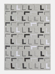 Upside Down & All Around Custom Blanket - Gray/Light Gray