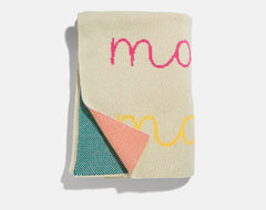 Script Ombre Name Custom Blanket - Beige/Multi