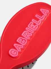 Mini Fine Line Custom Hair Brush - Red/Pink