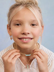 Pisa Kids' Custom Nameplate Necklace - Pisa Chain