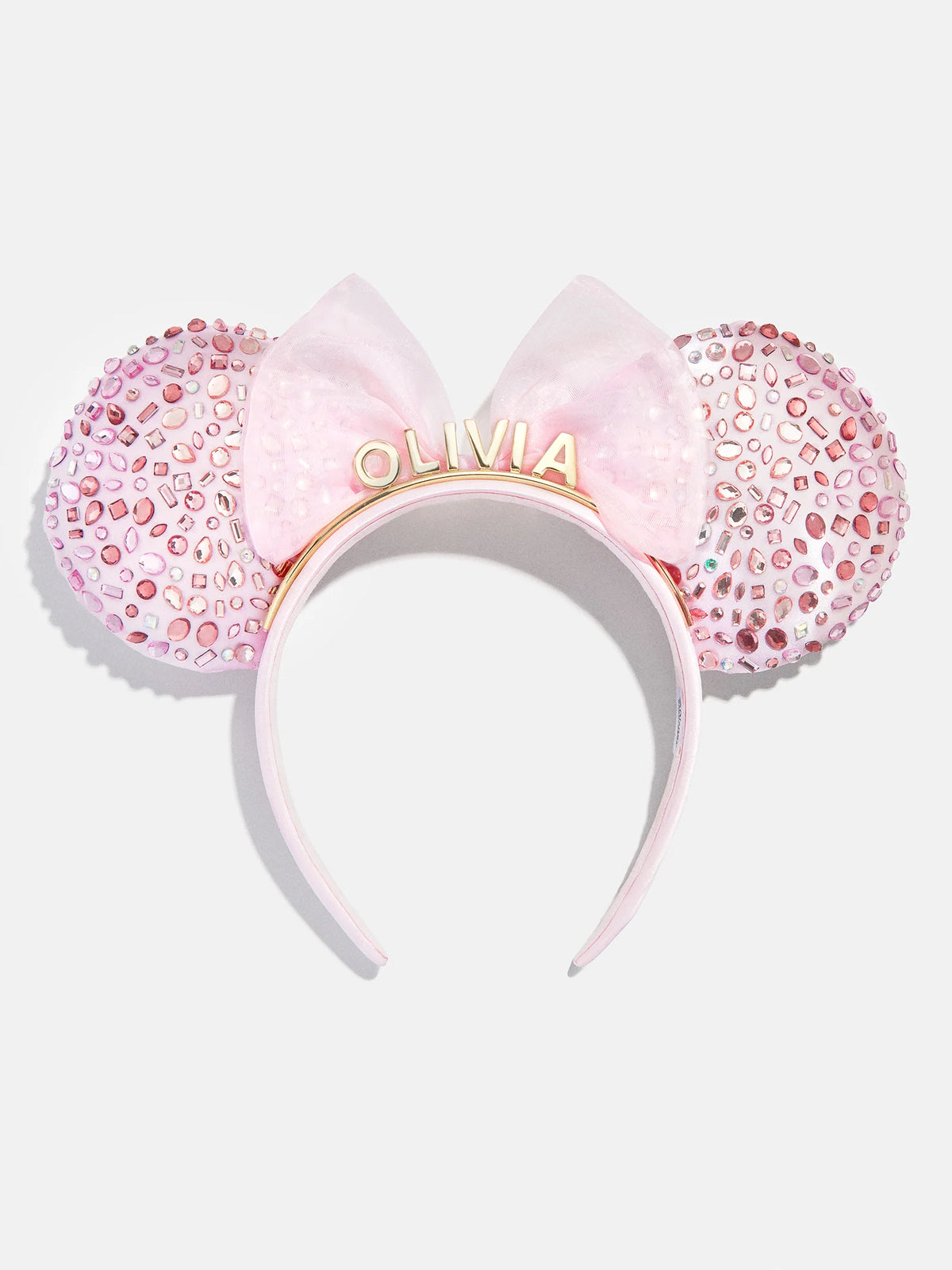Disney Minnie Mouse Soft Pink Custom Ears Headband - Custom Soft Pink Minnie Mouse Ears