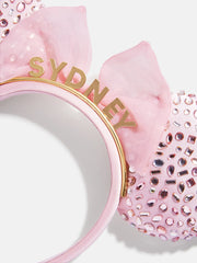 Disney Minnie Mouse Soft Pink Custom Ears Headband - Custom Soft Pink Minnie Mouse Ears