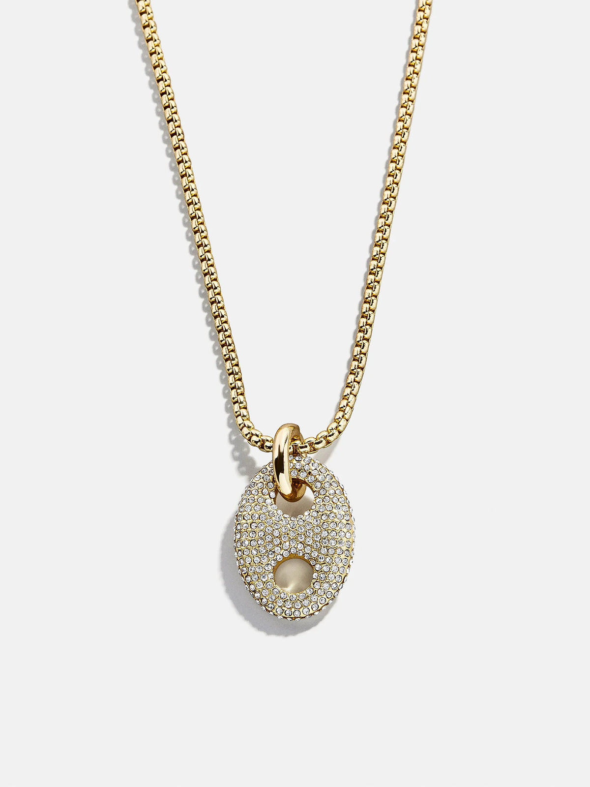 Thalia Reversible Pendant Necklace - Gold/Pavé