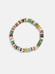 Amaris Semi-Precious Initial Bracelet - Letter
