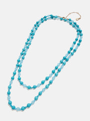 Charlotte Semi-Precious Necklace - Turquoise