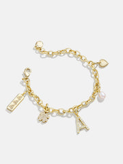 Spaced Custom Charm Bracelet - Spaced Charm Bracelet