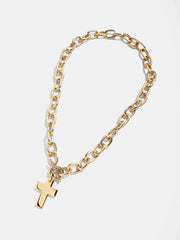 Priscilla Statement Cross Necklace - Classic Cross