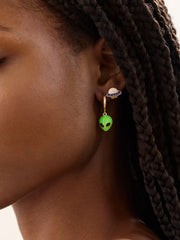 Spaced Out Earring Set - Green