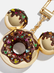 Disney Mickey Mouse Chocolate Donut Bag Charm - Disney Chocolate Donut Bag Charm