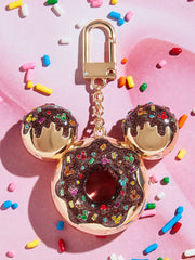 Disney Mickey Mouse Chocolate Donut Bag Charm - Disney Chocolate Donut Bag Charm