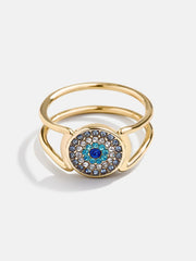 Ojo Ring - Gold/Blue