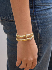 Dina Initial Bracelet