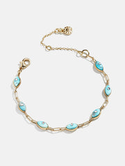 Yara Evil Eye Bracelet - Gold/Blue
