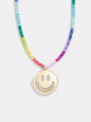 Lil' Smiley Kids’ Locket Necklace - Smiley Face