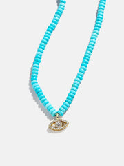 High Energy Semi-Precious Necklace - Evil Eye