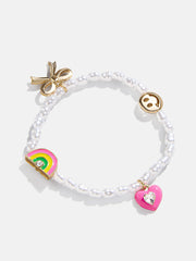 Sunshine & Rainbows Kids' Charm Bracelet - Heart