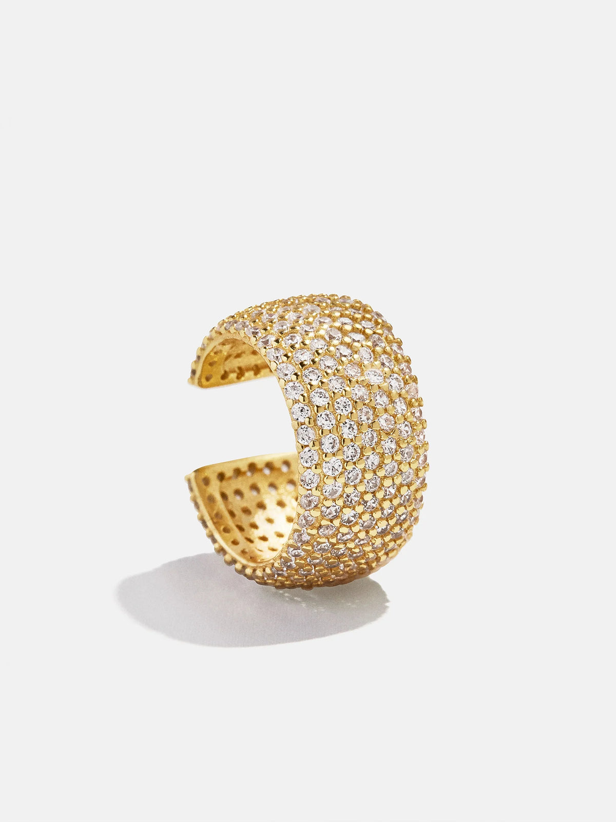 Lola 18K Gold Ear Cuff - Gold/Pavé