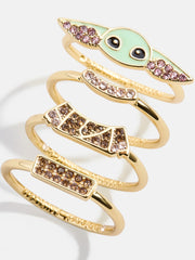 STAR WARS™ GROGU™ Ring Set - Gold/Green