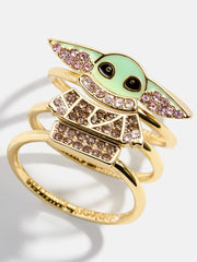 STAR WARS™ GROGU™ Ring Set - Gold/Green