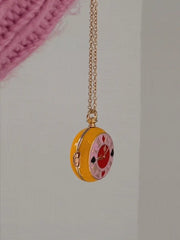 Disney Alice in Wonderland Locket - Gold/Multi