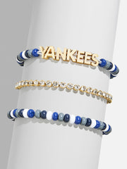 WEAR By Erin Andrews x BaubleBar New York Yankees Bracelet Set - New York Yankees