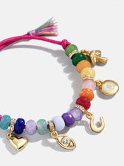 Riley Semi-Precious Charm Bracelet - Multi