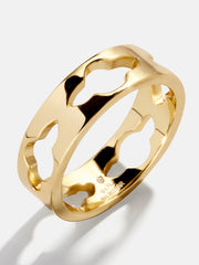 STAR WARS™ GROGU™ 18K Gold Cutout Ring - Gold