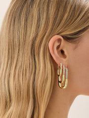 Liza Hoop Earrings - Medium