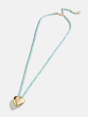 Millie Bubble Heart Necklace - Turquoise