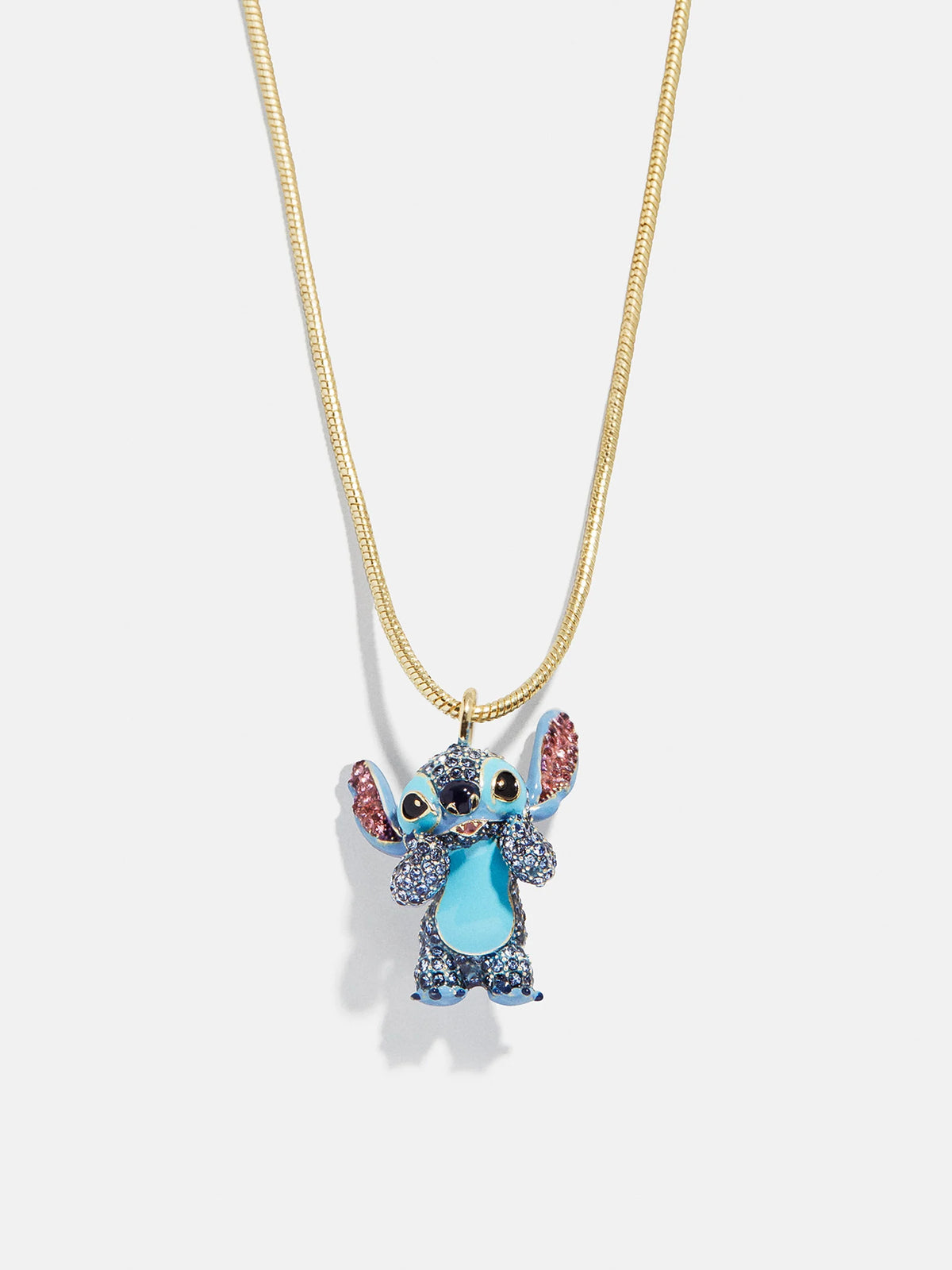 Disney Stitch 3D Pendant Necklace - Blue