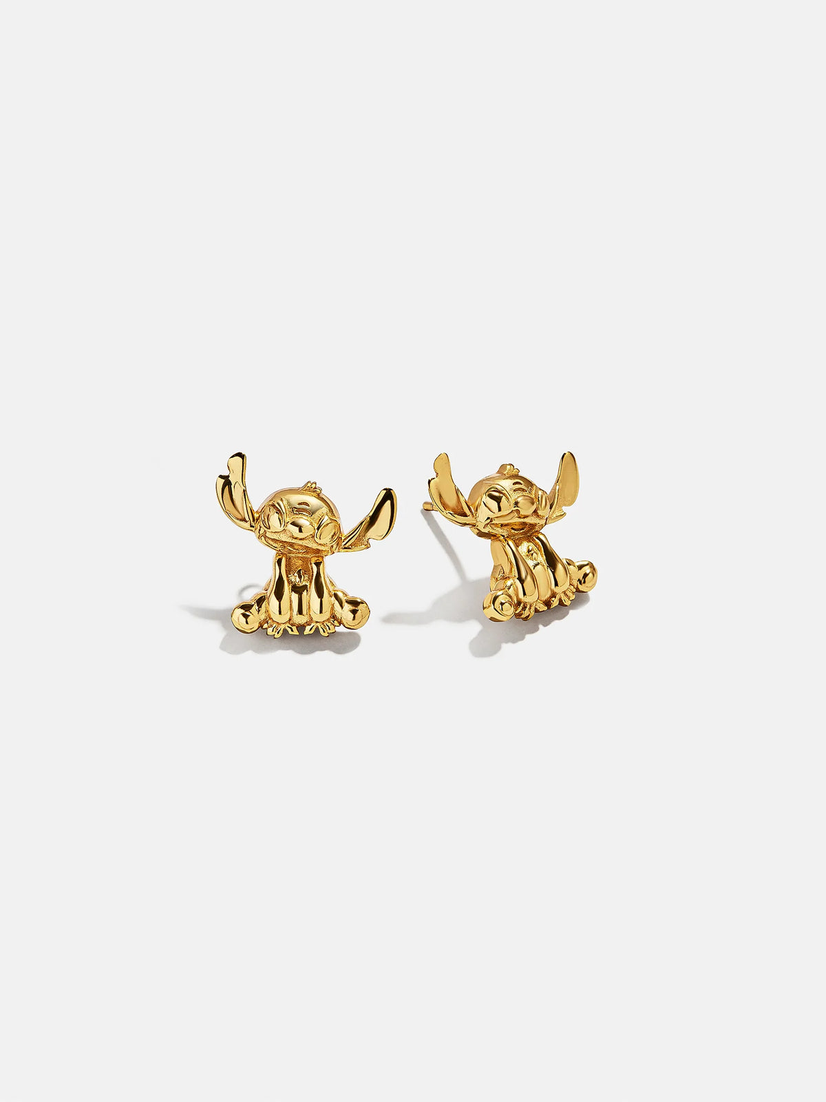 Disney Stitch 18K Gold Plated Sterling Silver Earrings - Gold