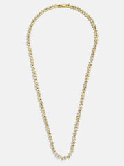 Disney Mickey Mouse Repeating Tennis Necklace - Gold/Pavé