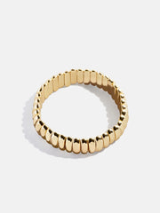 Keira Ribbed Bracelet - Gold