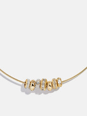 Bridget Charm Necklace - Gold/Pavé