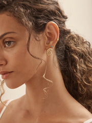 Nixie Seashell Earrings - Gold