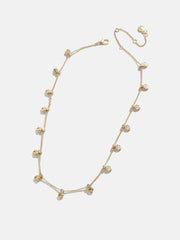 Pacifica Seashell Necklace - Gold/Pavé