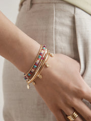 Pacifica Seashell Bracelet - Gold/Pavé