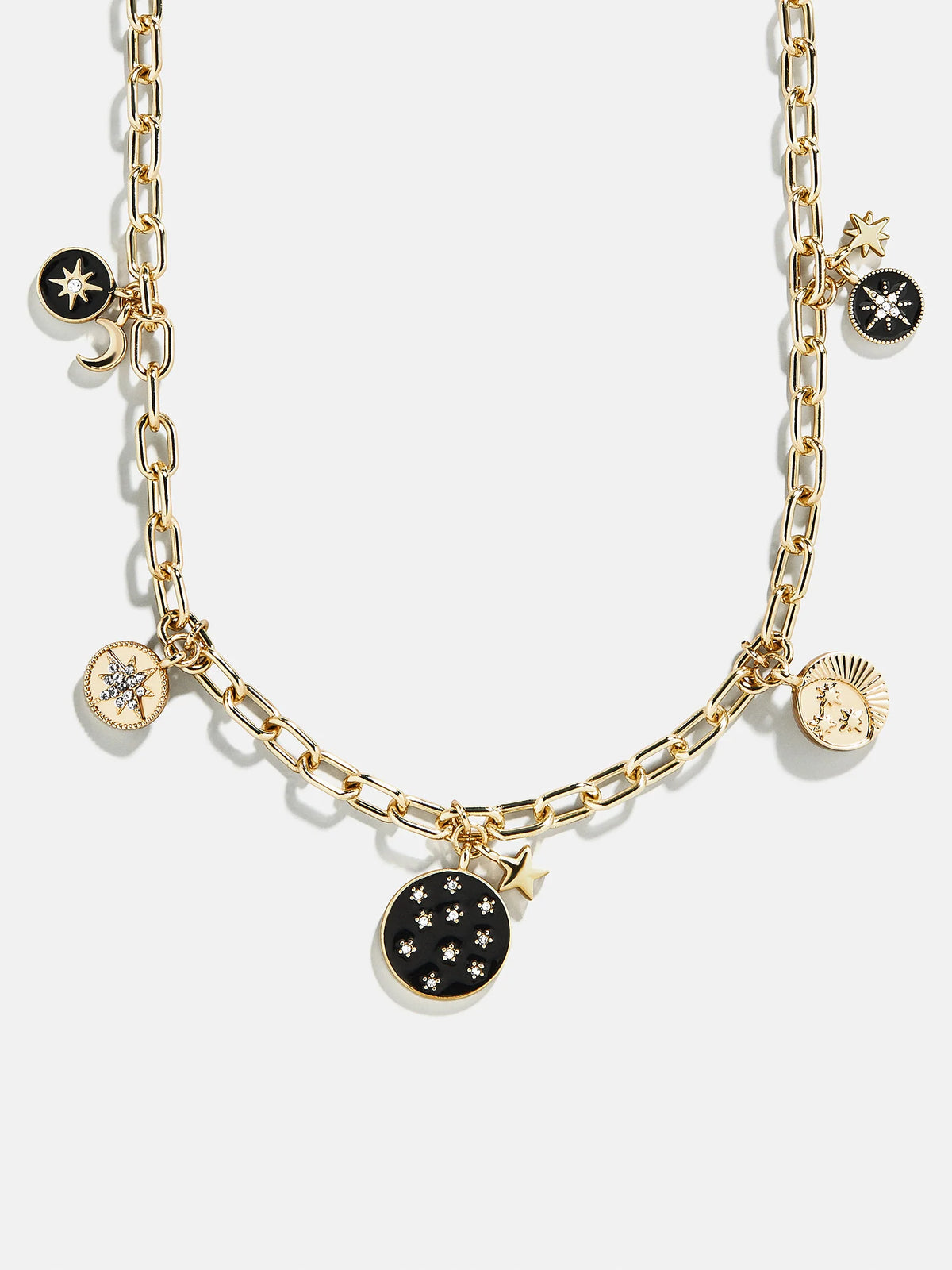 Estelle Celestial Charm Necklace - Gold/Black