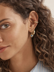 Evil Eye Earring Set - Gold/Blue