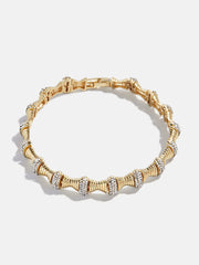 Tamera Gold Bracelet - Gold/Pavé