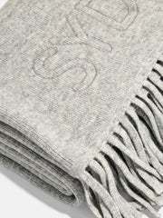 Pure Merino Wool Custom Blanket - Cloud Gray/Dark Gray