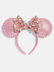 Disney Minnie Mouse Pink Crystal Ears Headband - Minnie Mouse Pink Crystal Ears