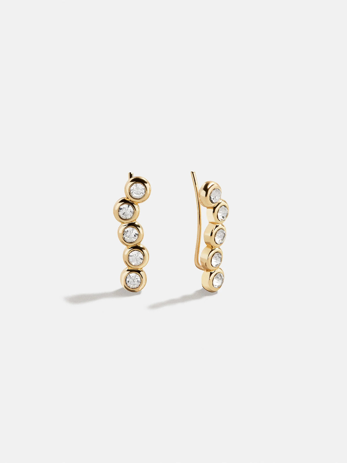 Savannah Crawler Earrings - Gold/Pavé