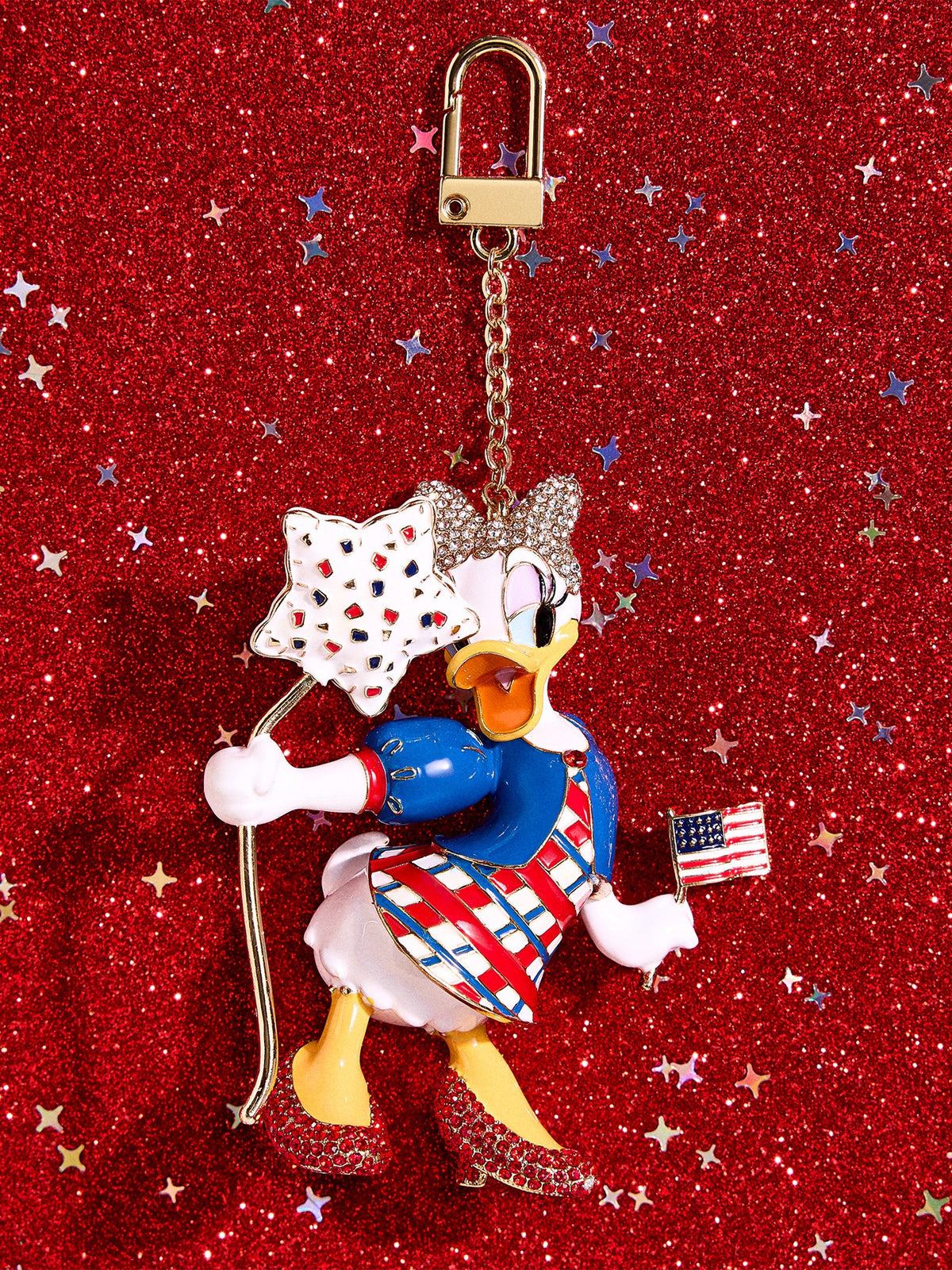 Disney Daisy Duck Americana Bag Charm - Daisy Duck