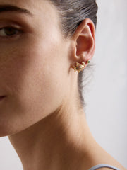 High Tide Fish Earrings - Gold/Multi