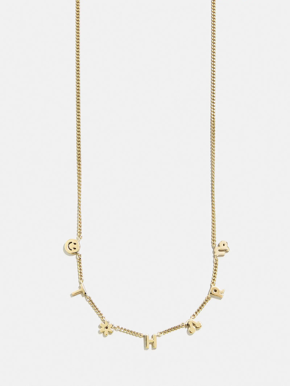 Mini 18K Gold Custom Icon Necklace - 18K Gold