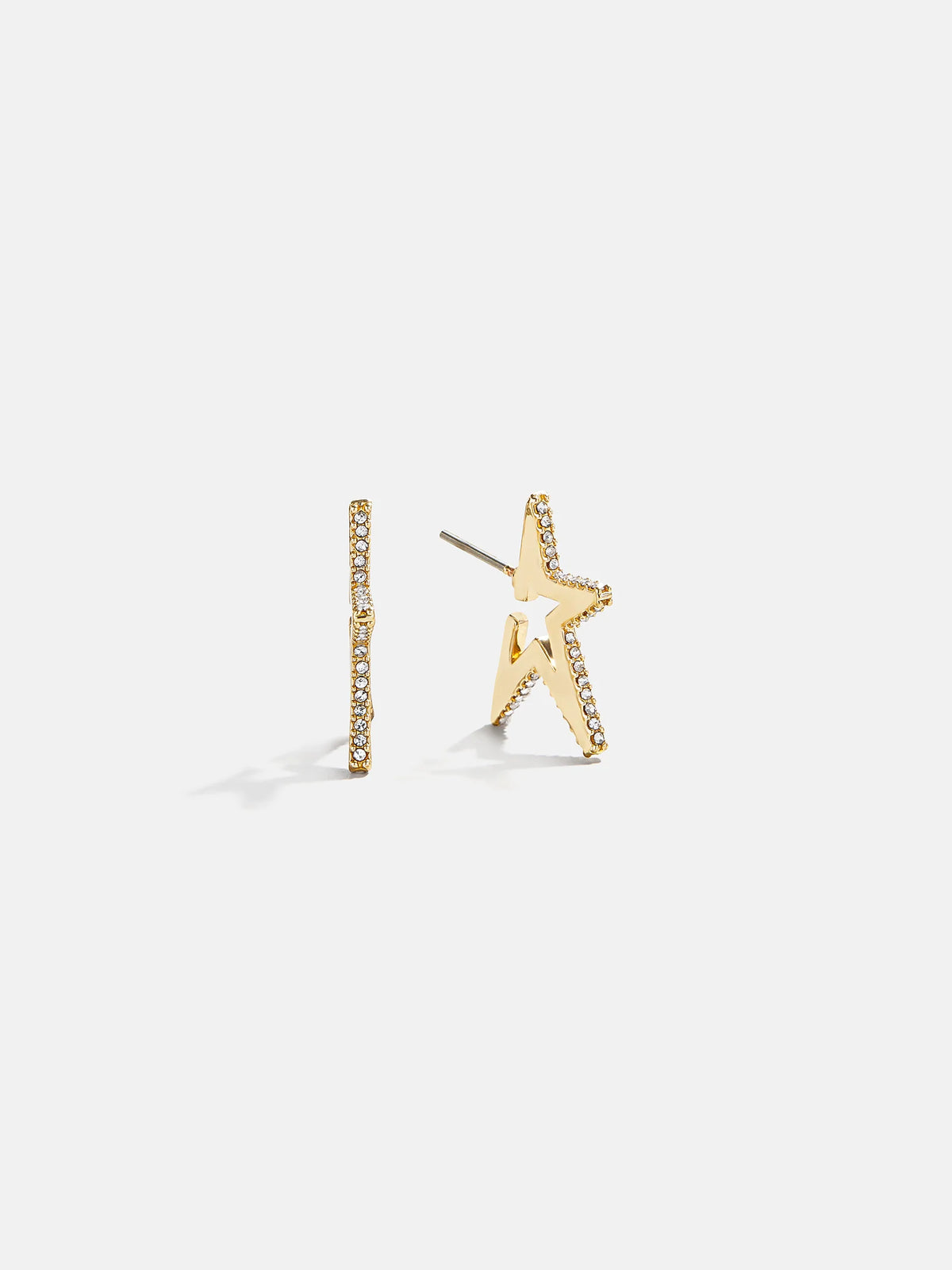 Roxy Statement Star Earrings - Gold/Pavé