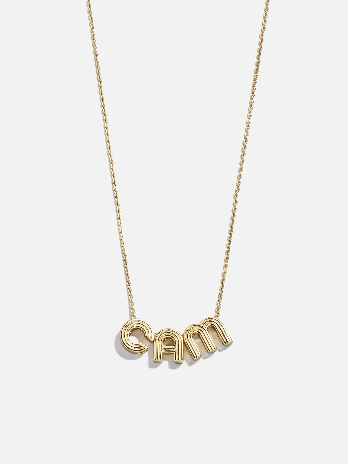 Retro Letter Custom Necklace - Retro Bubble Letter