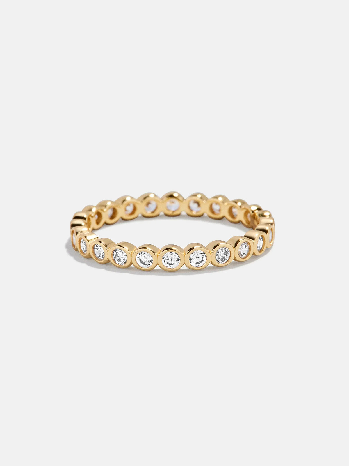 Amalie 18K Gold Ring - Gold/Pavé